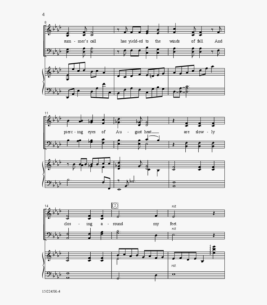 Product Thumbnail - Deo Dicamus Gratias Satb Victor Johnson, HD Png Download