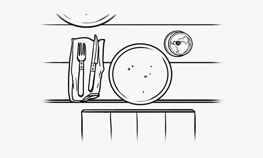 32 Empty Table - Circle, HD Png Download