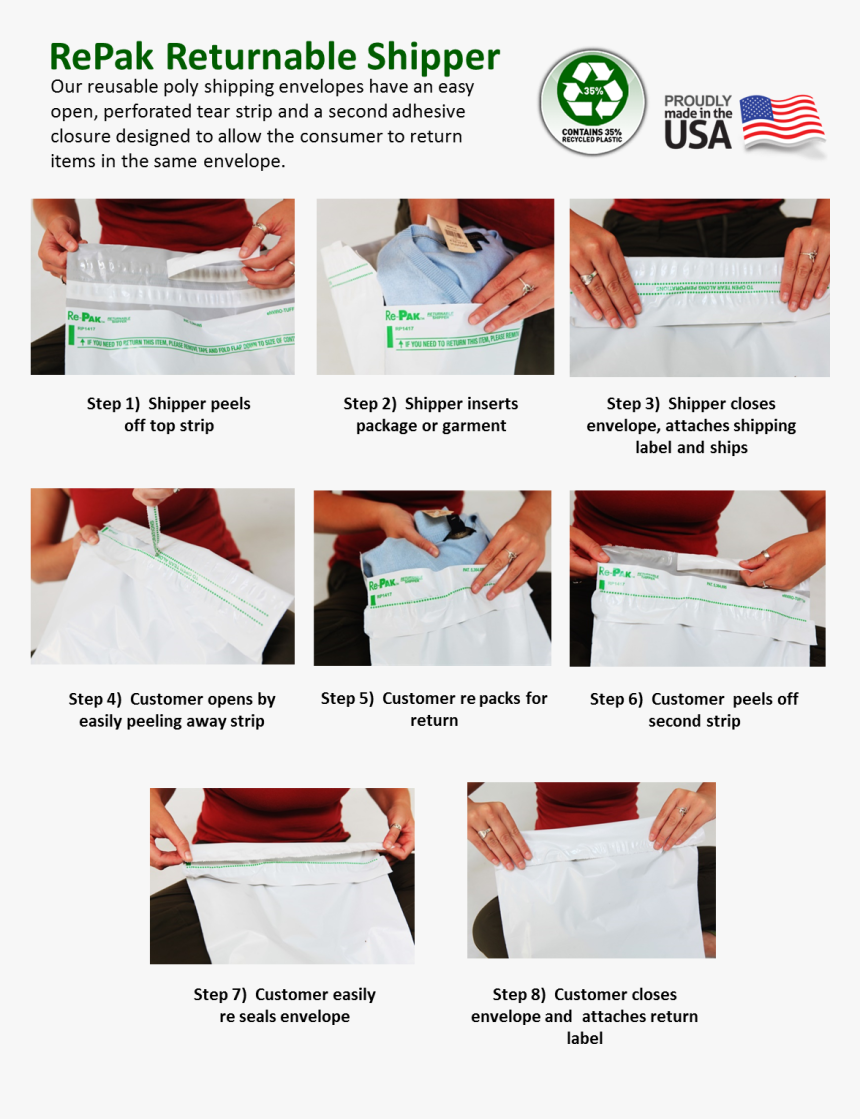 Poly Mailer Sizes, HD Png Download