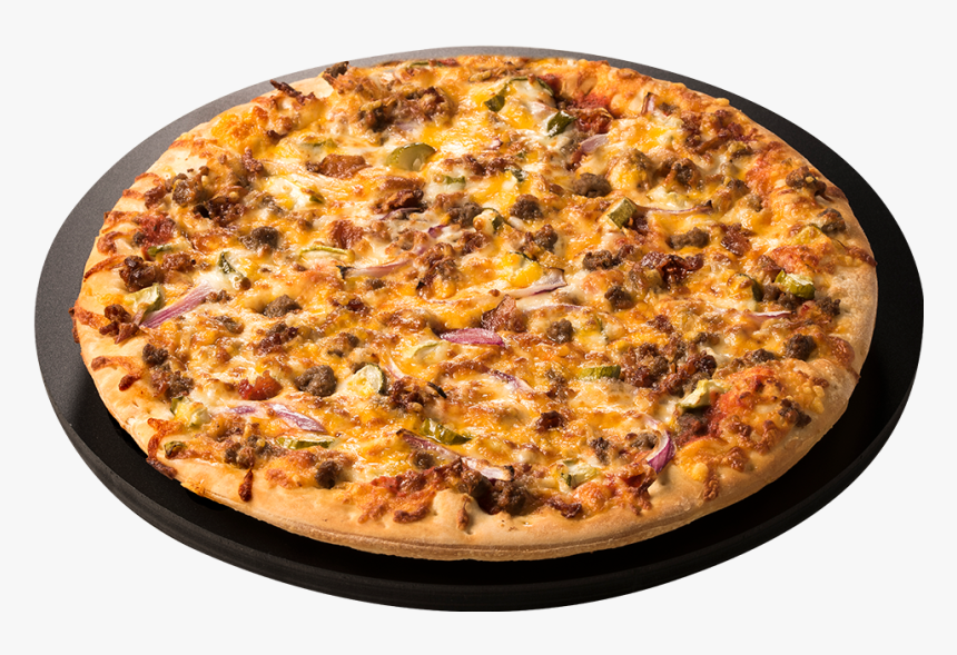 Bacon Cheeseburger Pizza - Pizza Ranch Bacon Cheeseburger Pizza, HD Png Download