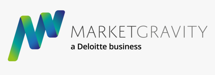 Del Market Gravity Logo Rgb Pri Horz Col@4x - Market Gravity A Deloitte Business, HD Png Download