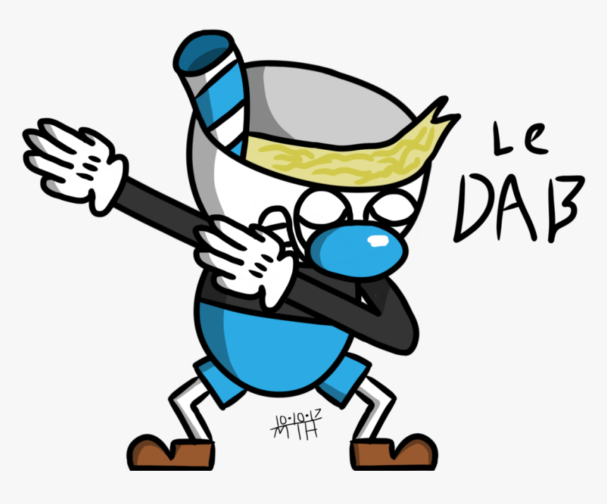 Transparent Dabbing Clipart - Cuphead Dab, HD Png Download