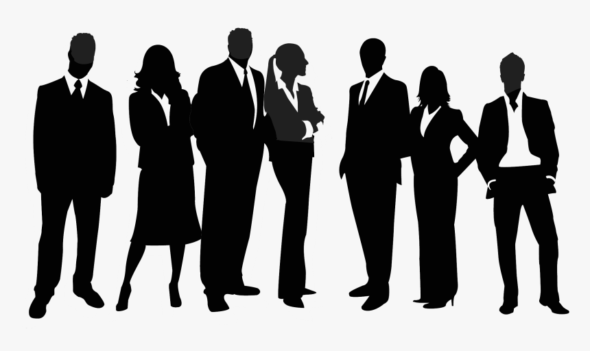 Women Group Silhouette Transparent - Silhouette, HD Png Download