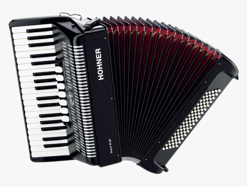 #acordeón - Hohner 80 Bass Accordion, HD Png Download