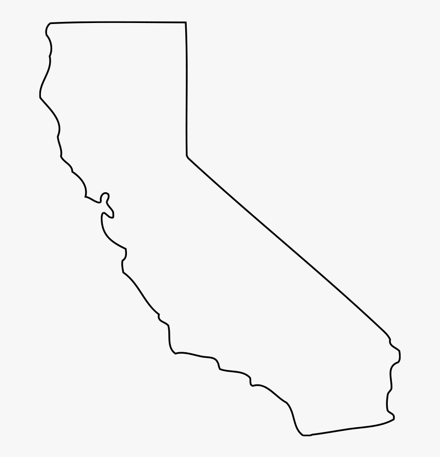 Blank Map Of California Verjaardag Vrouw 2020