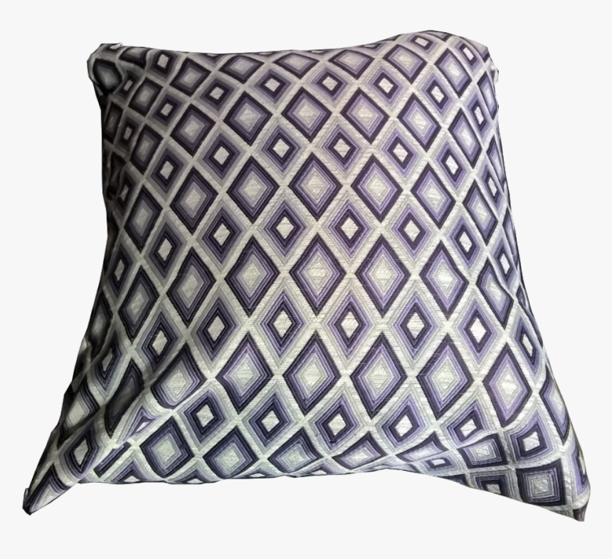 Silver Diamond Pattern Pillow - Carpet, HD Png Download