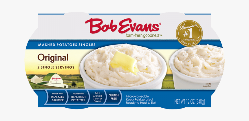 Bob Evans Original Mashed Potatoes Single Serve - Bob Evans Mac And Cheese, HD Png Download