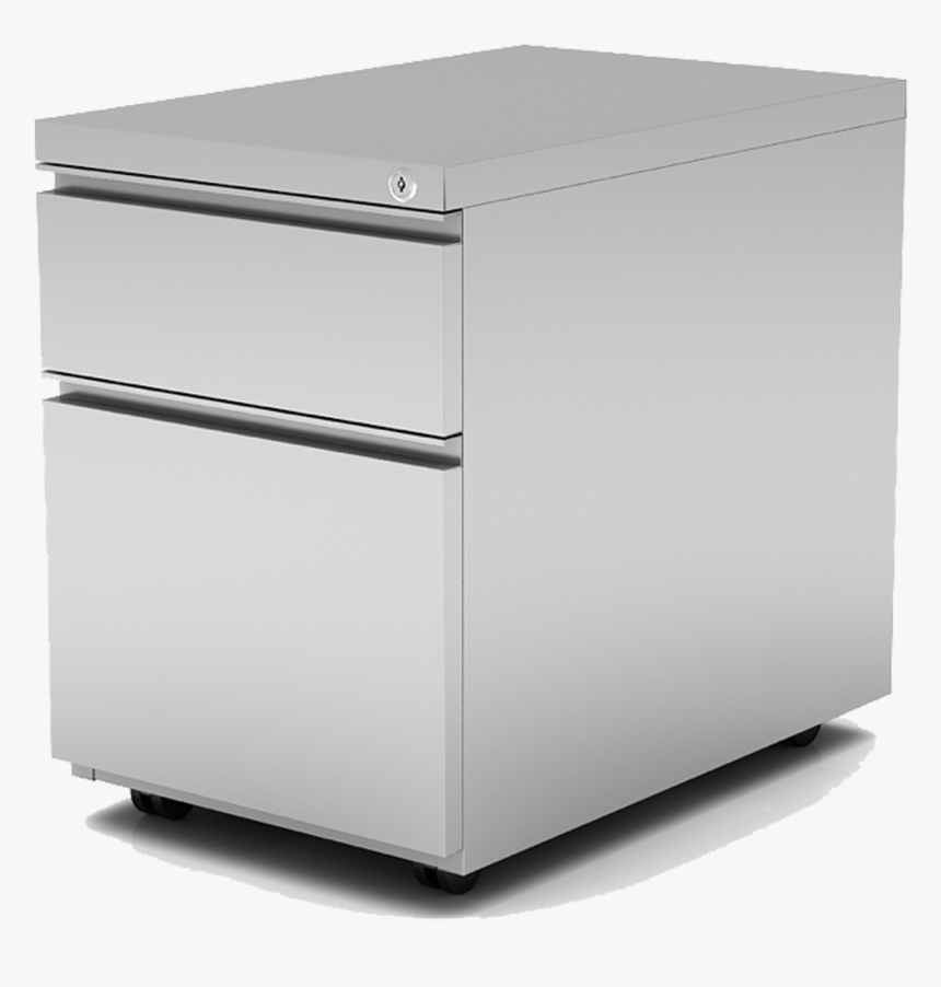 Premium 2-drawer Mobile Locking Filing Cabinet/pedestal - Cabinetry, HD Png Download