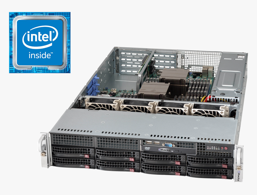 Supermicro Superchassis Sc825tq 600lpb, HD Png Download