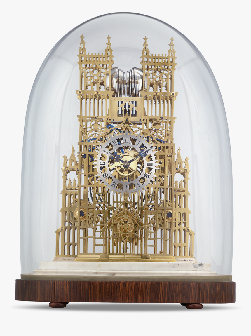 Westminster Abbey Three Train Skeleton Clock By Evans - Arch, HD Png Download