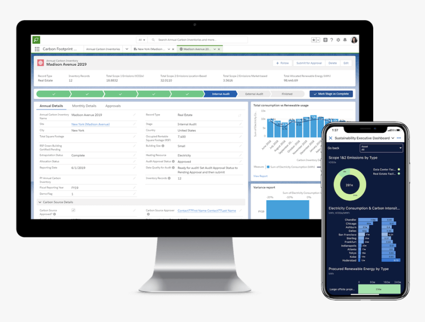 Salesforce Sustainability Cloud, HD Png Download