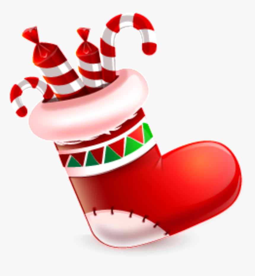 Festive Dog Year Christmas Stocking Png Design - Socks For Christmas Clip Art, Transparent Png