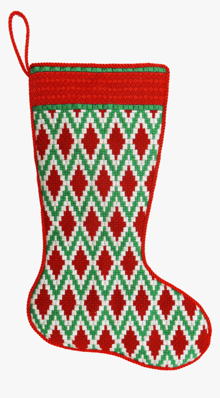 <img Src Needlepoint Christmas Stocking Ls 08 Alt Smstitches, HD Png Download