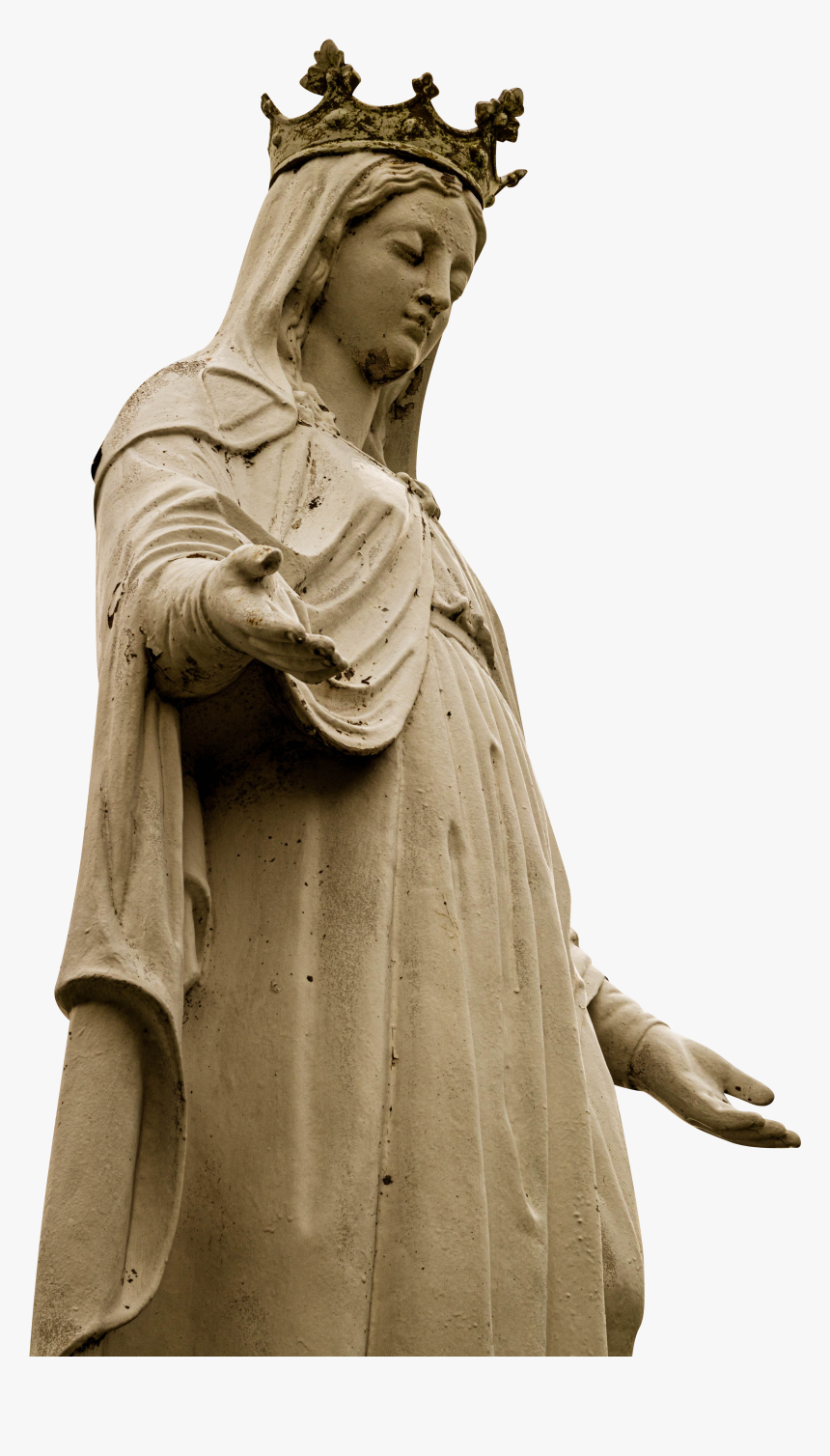 Virgin Mary Status Transparent - Virgen Madre De La Divina Gracia, HD Png Download