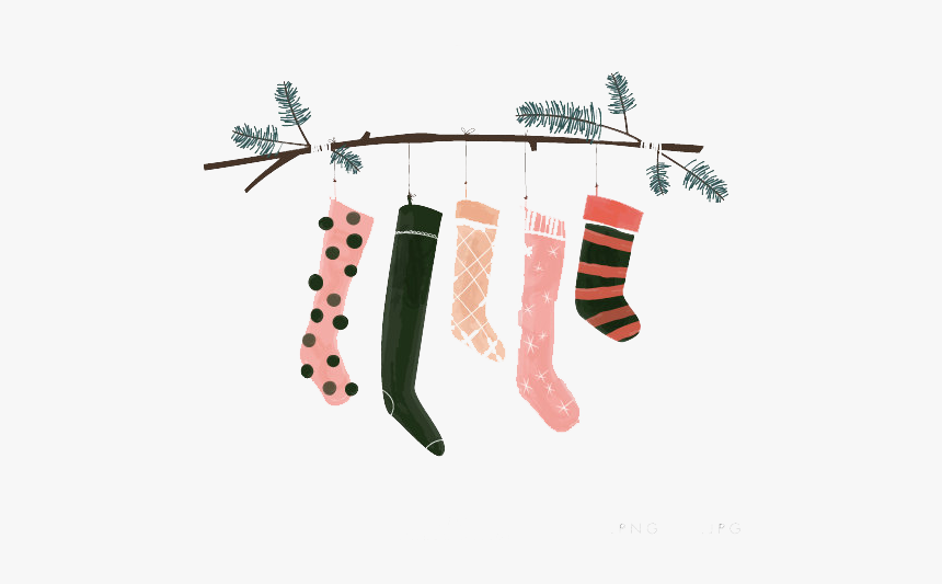 Stockings - Hanging Christmas Stockings Png, Transparent Png