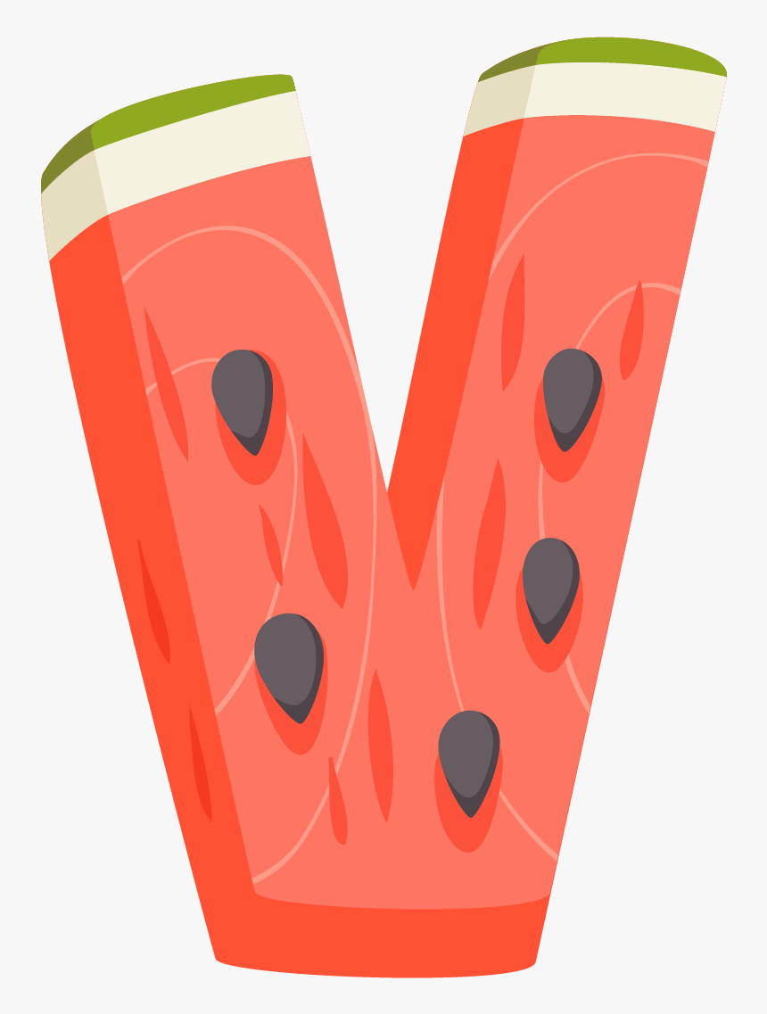 Fruit Letters Clipart, HD Png Download