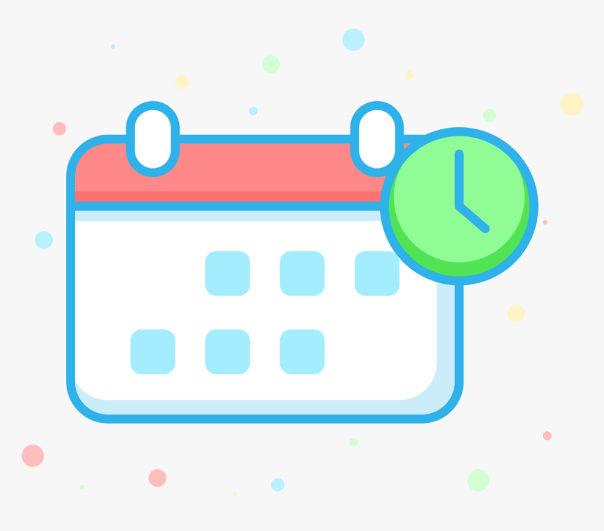 Calendar Icon - Circle, HD Png Download