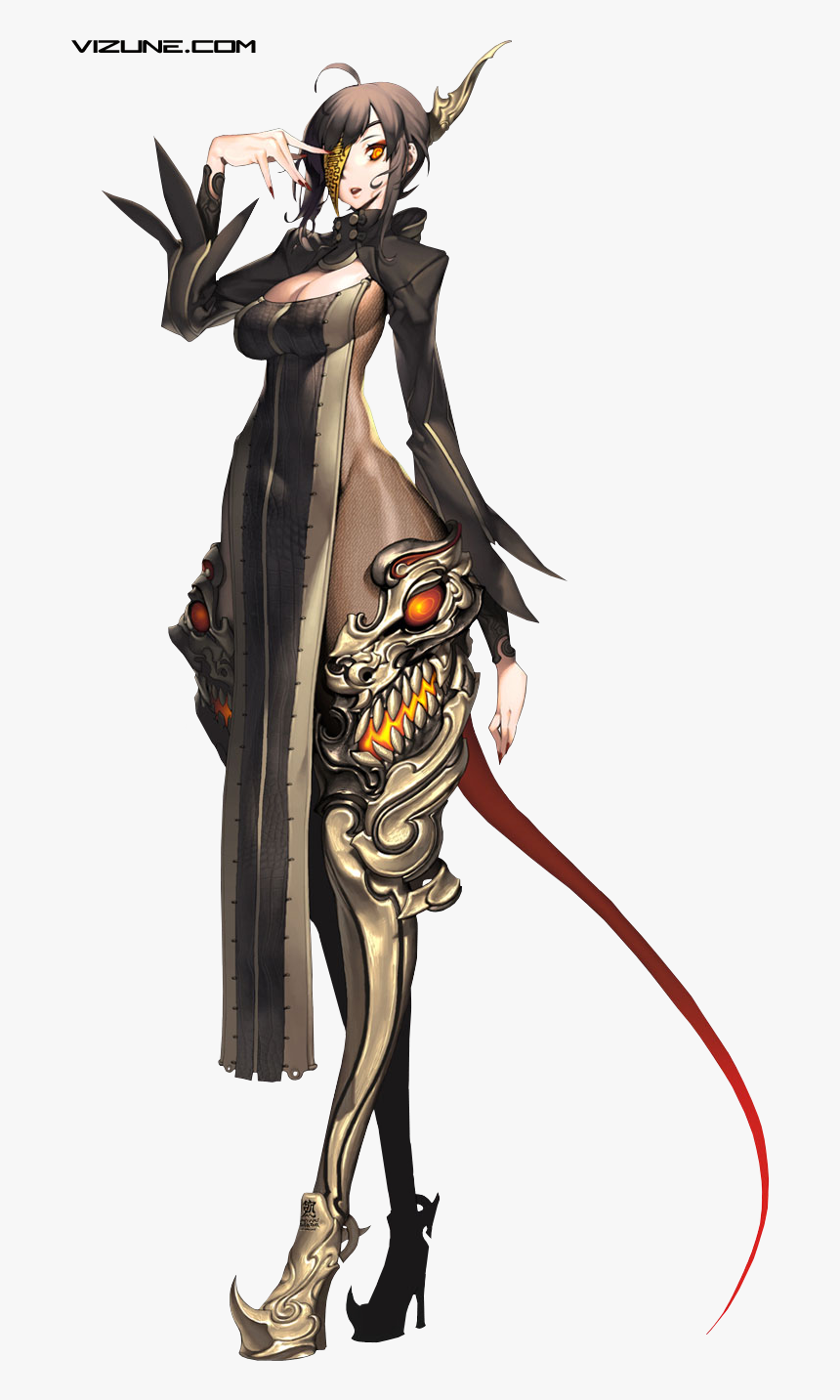 Blade And Soul Nomad Outfit , Png Download - Blade And Soul Character Concept, Transparent Png