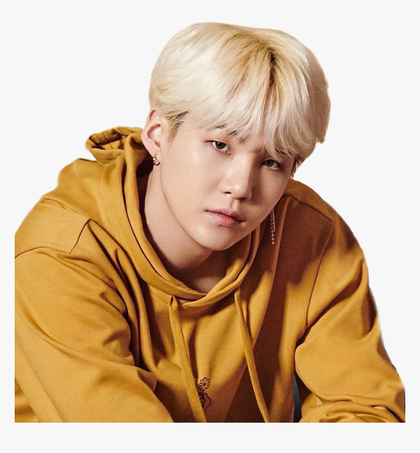Anyway, Here S A Digital Portrait Of Yoongi, Aka Suga - Min Yoongi Blonde Hair, HD Png Download