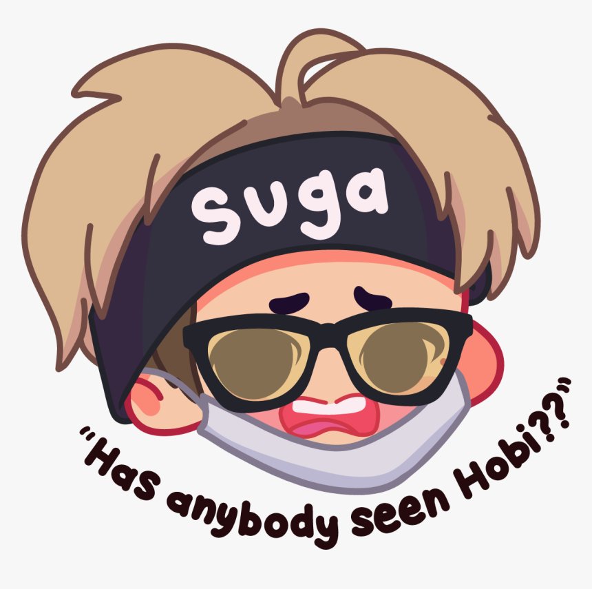 Image Of Yoongi Hobi - Cartoon, HD Png Download