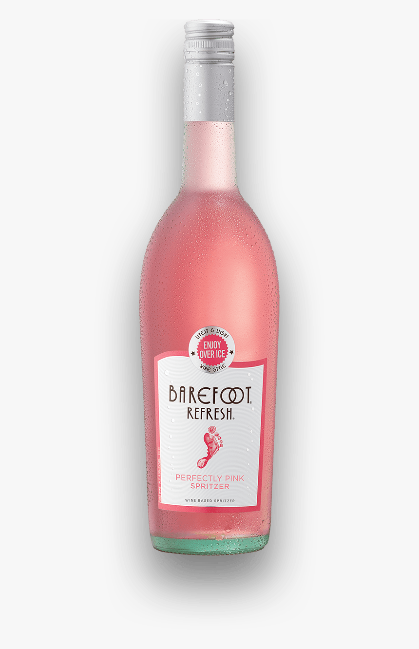 Light Pink Wine - Barefoot Wine Rose Spritzer, HD Png Download
