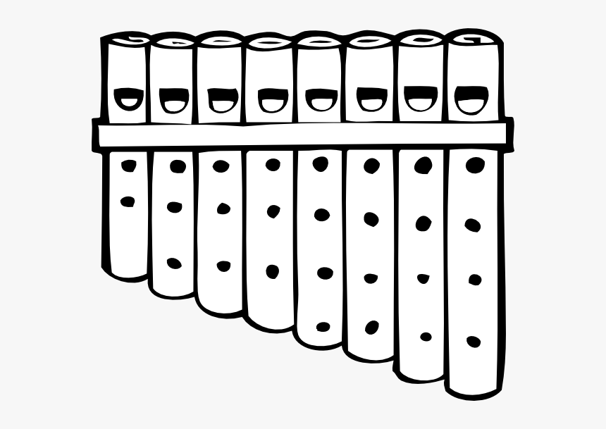 Pan Pipes Svg Clip Arts - Pan Flute Clipart, HD Png Download