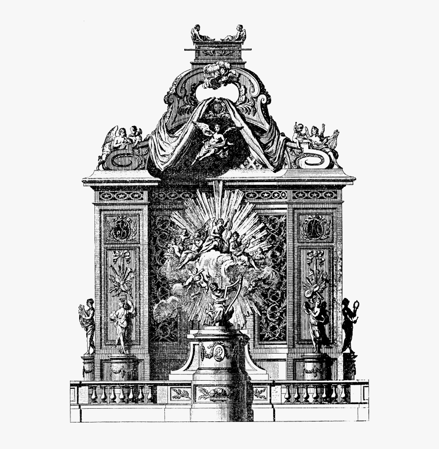 Organ Case With Hidden Pipes - Temple Car Clip Art, HD Png Download