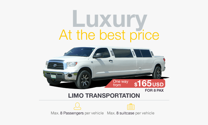 Cancun Airport Luxury Transfers At The Best Price - Luxury Cancun Airport Transportation, HD Png Download