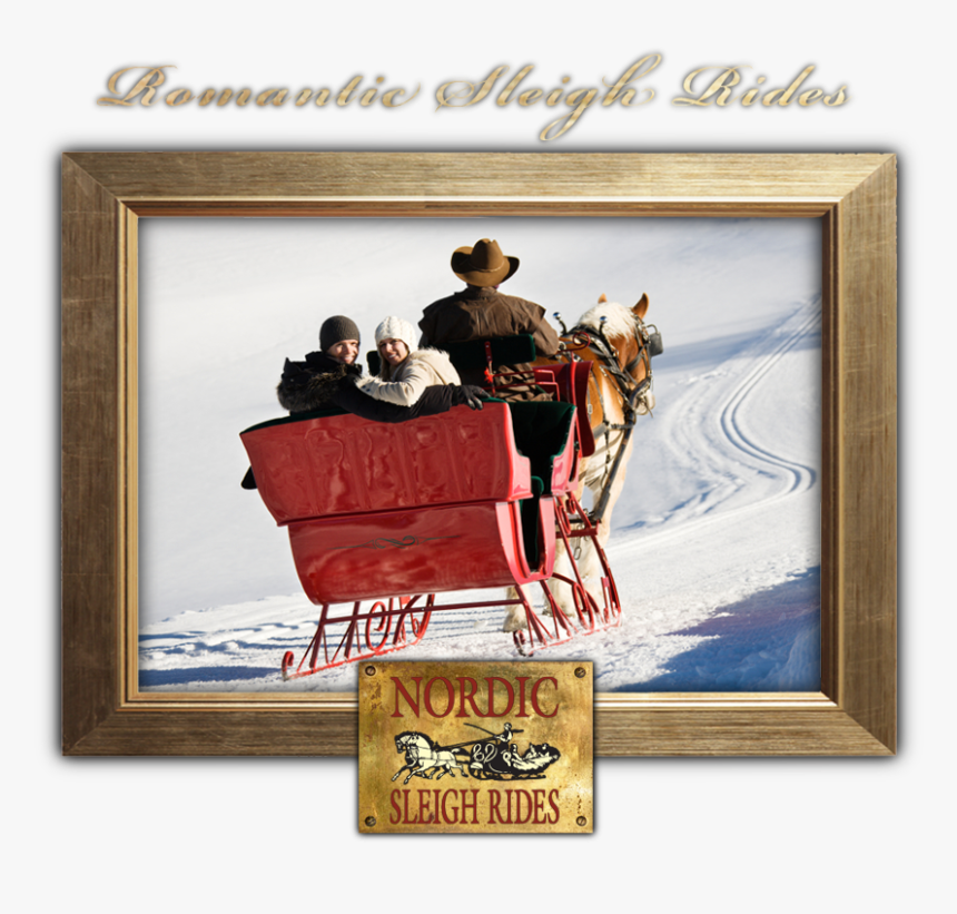 Whistler Winter Sleigh Horse, HD Png Download