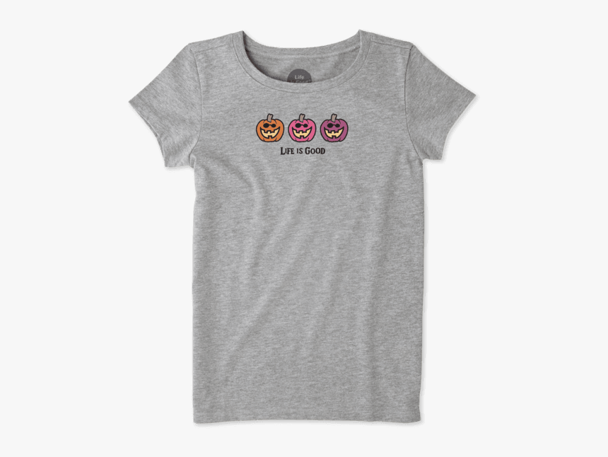 Girls Pumpkin Trio Crusher Tee - Active Shirt, HD Png Download