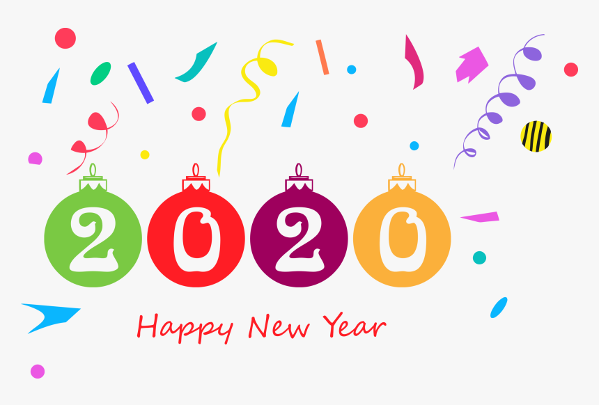 Happy New Year 2020 Png, Transparent Png