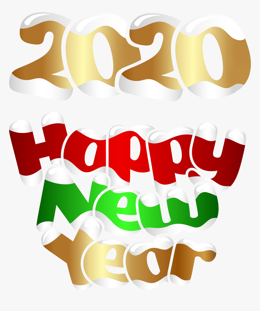 192 Pixels Images Of Happy New Year 2020 Clip - Happy New Year 2020 Png, Transparent Png