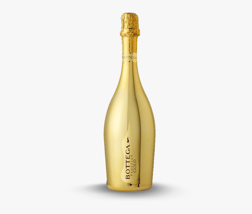 Gold Bottles Png - Bottega Gold Prosecco Brut, Transparent Png