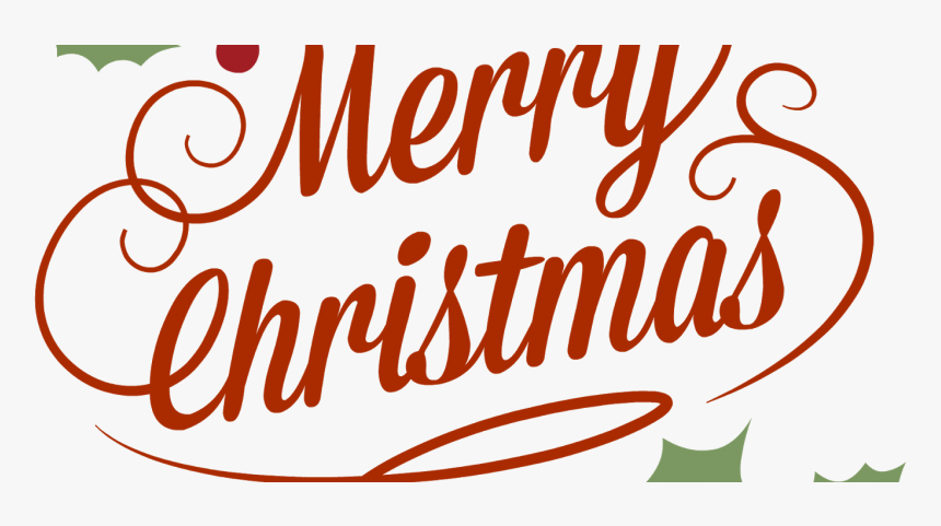 Transparent Merry Christmas Png - Merry Christmas Calligraphy, Png Download