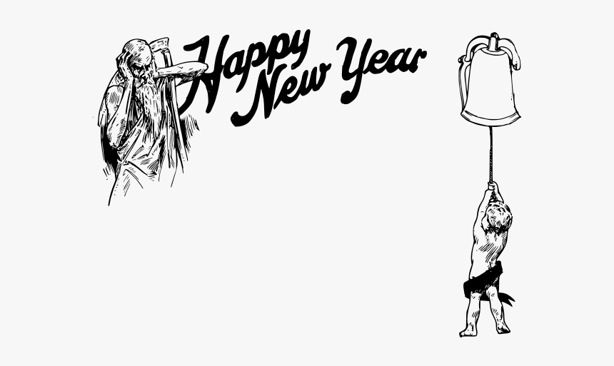 Happy New Year Handover Illustration - Illustration, HD Png Download