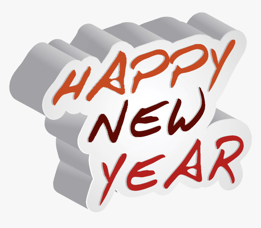 [transparent] 10 Happy New Year Text Png Images In - Graphics, Png Download