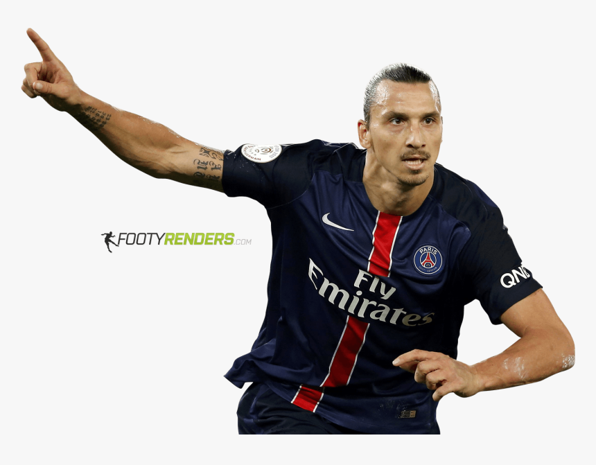 Zlatan Ibrahimovic render - Player, HD Png Download