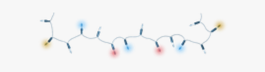 Christmas Lights Png Transparent Images - Christmas Light String Png, Png Download
