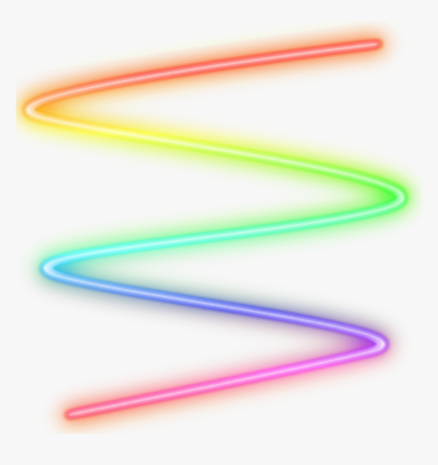 Neon Light Neonlights Lights Ftestickers Tumblr - Electric Blue, HD Png Download