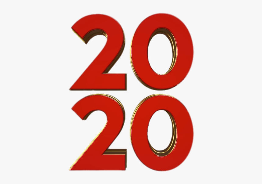 Happy New Year 2020 Two Rows, HD Png Download