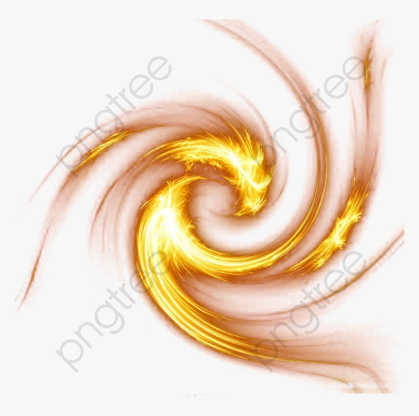 Glare Png Gold Rotating Golden Light Effect - Green, Transparent Png