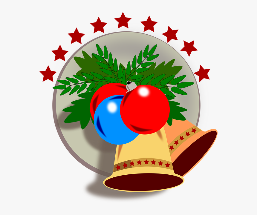 Free Download Christmas December Decorationfree Vector - Moon And Star Vector Png, Transparent Png