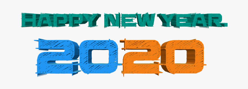 Happy New Year 2020 Png Icon Images - Graphics, Transparent Png