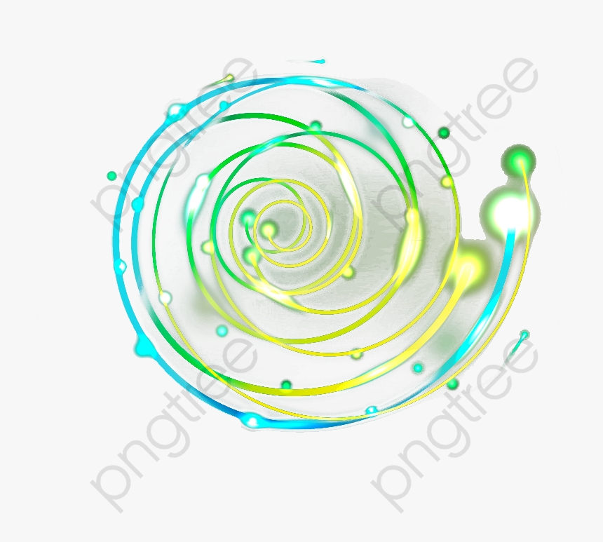 Spiral Png Vector Light Effect And Category - Circle, Transparent Png