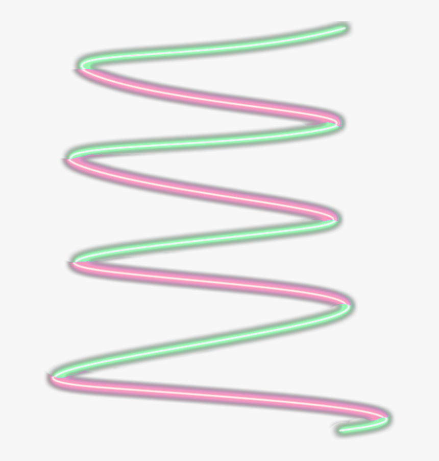 #neon #spiral #neonspiral #sticker #effect #neoneffect - Neon Spiral Effect Picsart, HD Png Download