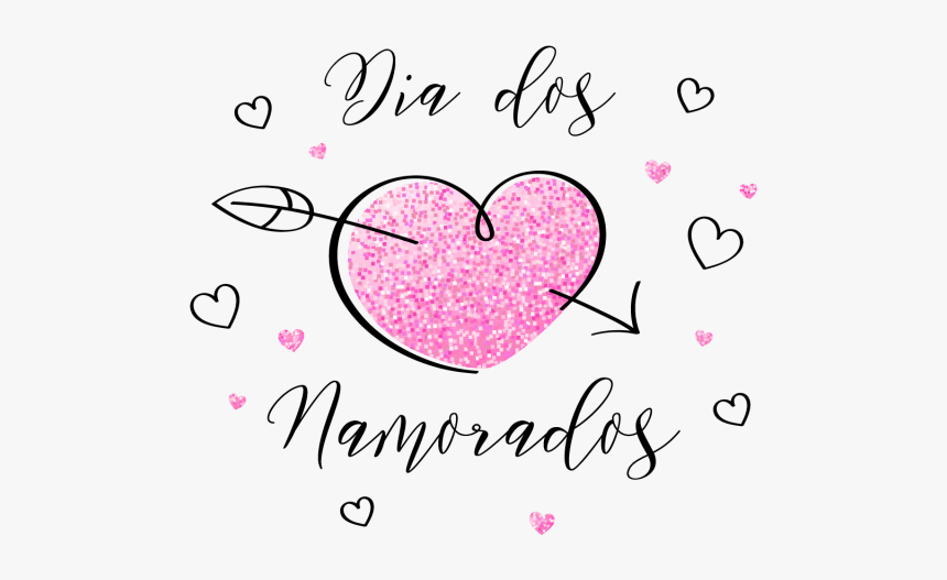 Happy Holidays Png Pink - Heart, Transparent Png