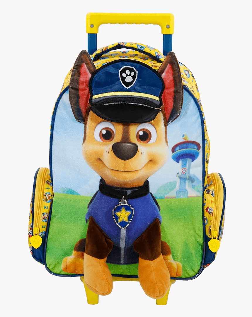 Mochila Patrulha Canina Rodinha, HD Png Download