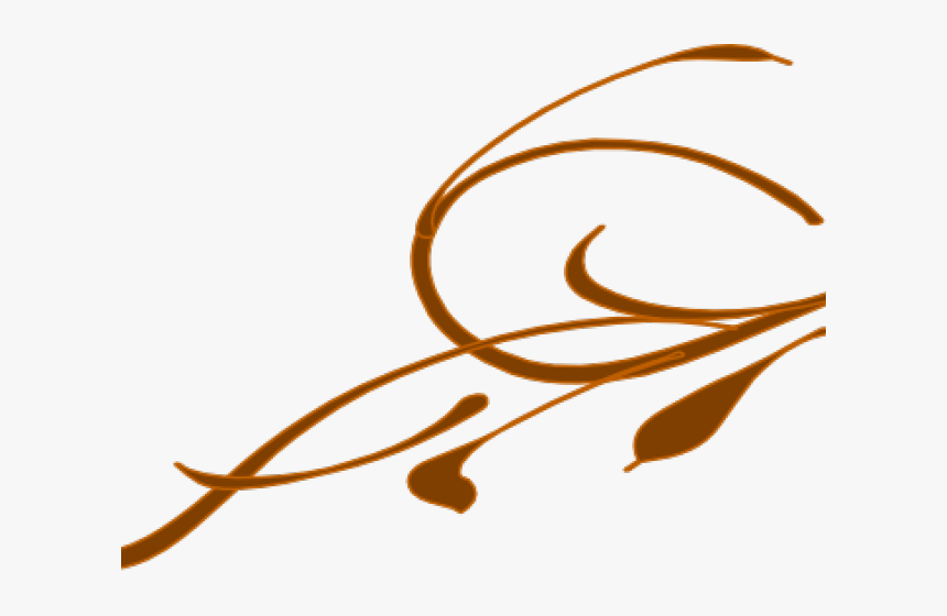 Black And White Leaf Swirls, HD Png Download