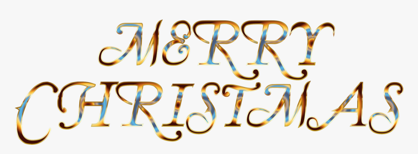 Merry Christmas Text Background, HD Png Download