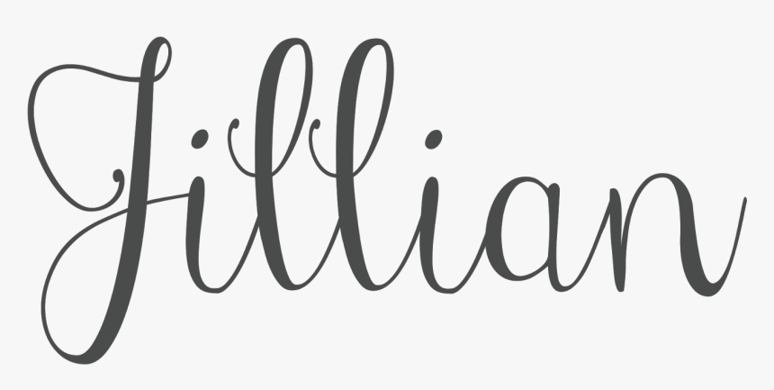 Jillian In Fancy Font, HD Png Download